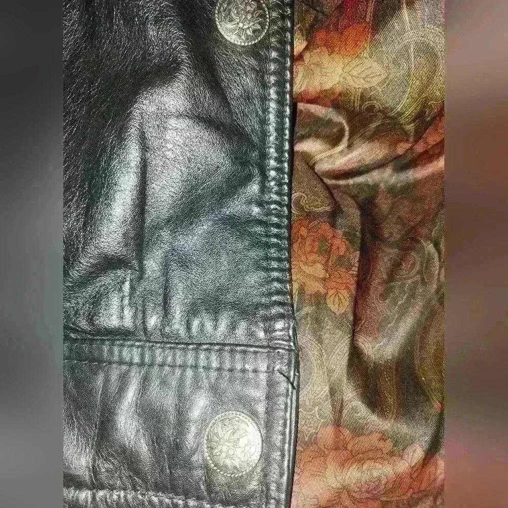 Venezia Leather Jacket size 14/16 - Picture 7 of 11
